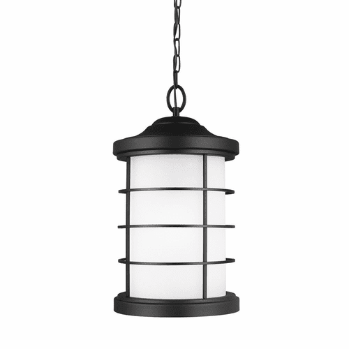 Sea Gull Sauganash 1-LT Outdoor Pendant - Black - 6224451-12