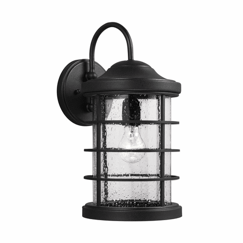 Sea Gull Sauganash 1-LT Outdoor Wall - Black - 8624401-12