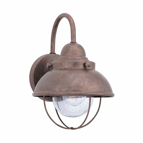 Sea Gull Sebring 1-LT Outdoor Wall Lantern - Weathered Copper - 8870-44
