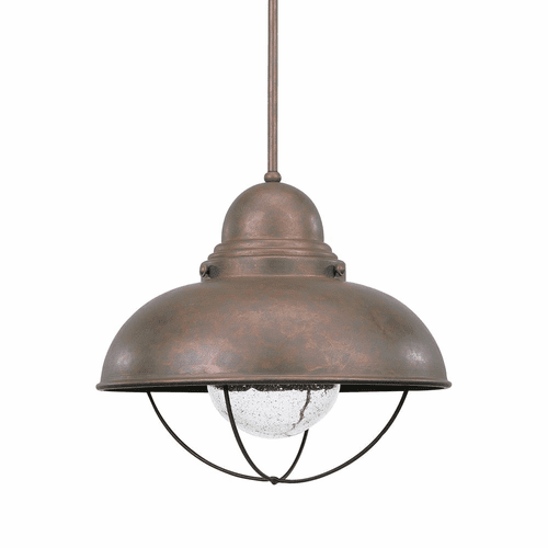 Sea Gull Sebring LED Pendant - Weathered Copper - 665893S-44