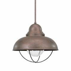 Sea Gull Sebring LED Pendant - Weathered Copper - 665893S-44