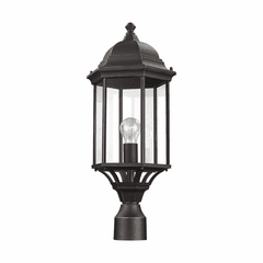 Sea Gull Sevier 1-LT Outdoor Post Lantern - Antique Bronze - 8238701-71