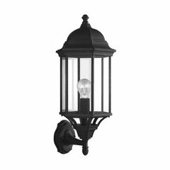 Sea Gull Sevier Large 1-LT Uplight Outdoor Wall Lantern - Black - 8638701-12
