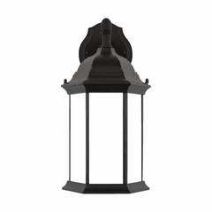 Sea Gull Sevier Medium 1-LT Downlight Outdoor Wall Lantern - Black - 8938751-12