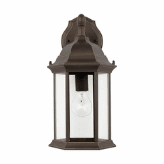 Sea Gull Sevier Medium 1-LT Downlight Outdoor Wall Lantern - Bronze - 8938701-71 Sea Gull Sevier Medium 1-LT Downlight Outdoor Wall Lantern - Bronze - 8938701-71