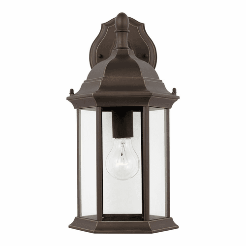 Sea Gull Sevier Medium 1-LT Downlight Outdoor Wall Lantern - Bronze - 8938751-71