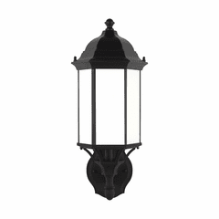 Sea Gull Sevier Medium 1-LT Uplight Outdoor Wall Lantern - Black - 8838751-12