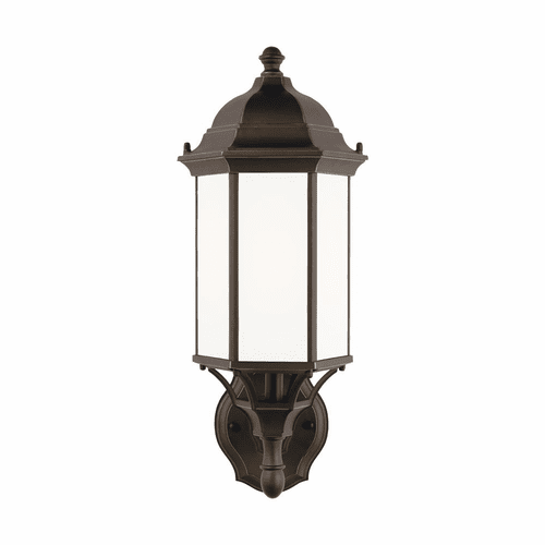 Sea Gull Sevier Medium 1-LT Uplight Outdoor Wall Lantern - Bronze - 8838751-71