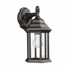 Sea Gull Sevier Small 1-LT Downlight Outdoor Wall Lantern - Bronze - 8338701-71 Sea Gull Sevier Small 1-LT Downlight Outdoor Wall Lantern - Bronze - 8338701-71