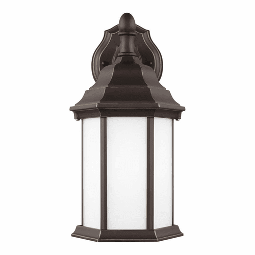 Sea Gull Sevier Small 1-LT Downlight Outdoor Wall Lantern - Bronze - 8338751-71