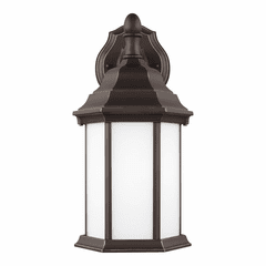 Sea Gull Sevier Small 1-LT Downlight Outdoor Wall Lantern - Bronze - 8338751-71