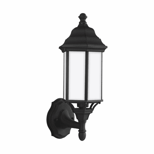 Sea Gull Sevier Small 1-LT Uplight Outdoor Wall Lantern - Black - 8538751-12