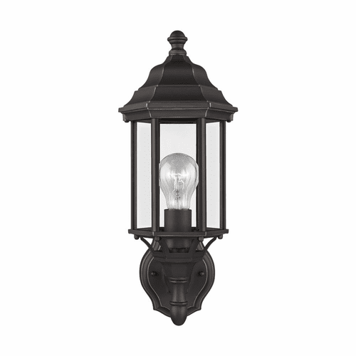 Sea Gull Sevier Small 1-LT Uplight Outdoor Wall Lantern - Bronze - 8538701-71