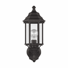 Sea Gull Sevier Small 1-LT Uplight Outdoor Wall Lantern - Bronze - 8538701-71