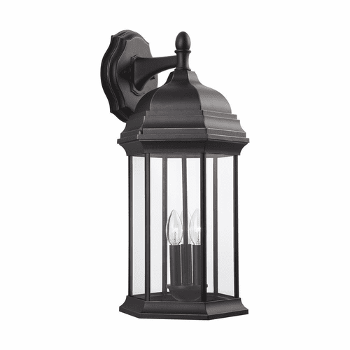 Sea Gull Sevier X-Large 3-LT Downlight Outdoor Wall Lantern - Bronze - 8738703-71