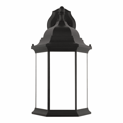 Sea Gull Sevier XL-Large 1-LT Outdoor Wall Lantern - Black - 8738751-12