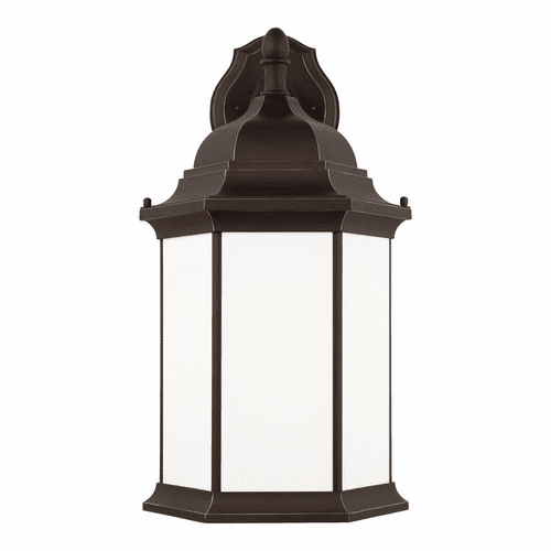 Sea Gull Sevier XL-Large 1-LT Outdoor Wall Lantern - Bronze - 8738751-71