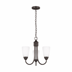 Sea Gull Seville 3-LT Chandelier - Burnt Sienna - 3120203-710