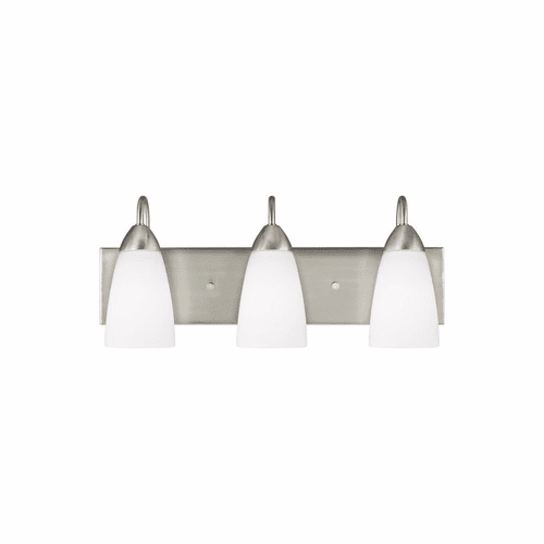 Sea Gull Seville 3-LT Wall/Bath Light - Brushed Nickel - 4420203EN3-962