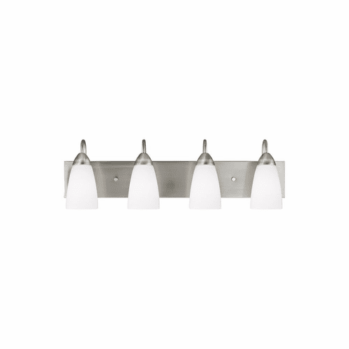 Sea Gull Seville 4-LT Wall/Bath Light - Brushed Nickel - 4420204-962