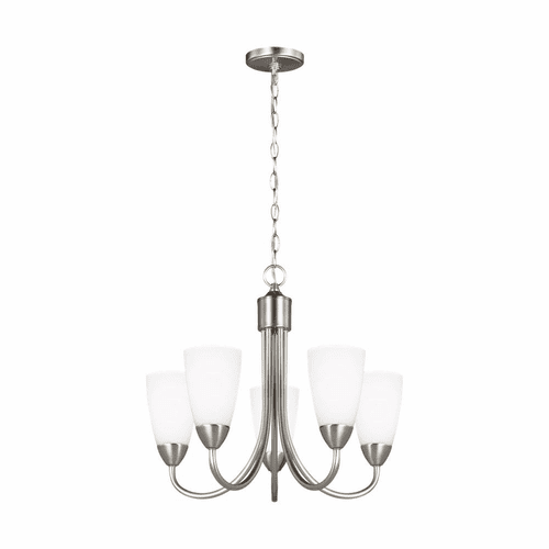 Sea Gull Seville 5-LT Chandelier - Brushed Nickel - 3120205-962