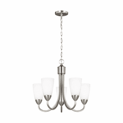 Sea Gull Seville 5-LT Chandelier - Brushed Nickel - 3120205-962