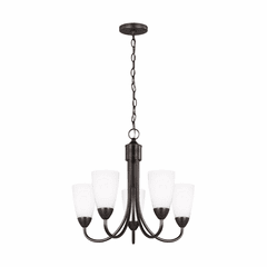 Sea Gull Seville 5-LT Chandelier - Burnt Sienna - 3120205-710