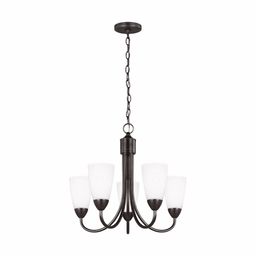 Sea Gull Seville 5-LT Chandelier - Burnt Sienna - 3120205EN3-710