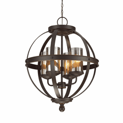 Sea Gull Sfera 4-LT Chandelier - Autumn Bronze - 3110404EN3-715