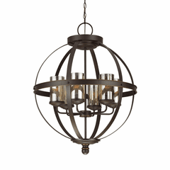 Sea Gull Sfera 6-LT Chandelier - Autumn Bronze - 3110406EN3-715