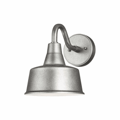 Sea Gull Small 1-LT Outdoor Turtle Friendly Wall Lantern - Pewter - 8537401-57/T