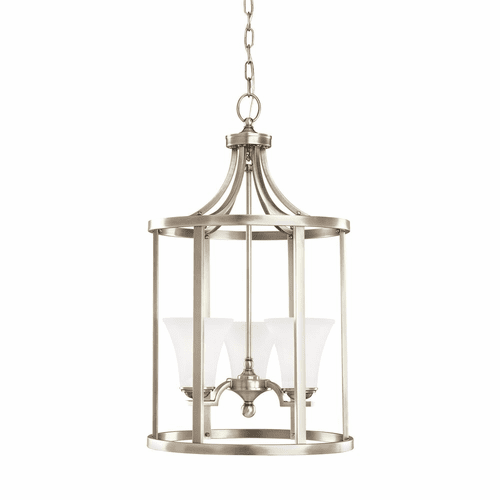 Sea Gull Somerton 3-LT Hall/Foyer Light - Antique Brushed Nickel - 51375EN3-965