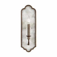Sea Gull Spruce One Light Wall / Bath Sconce - Distressed White Wood - 4000501-748