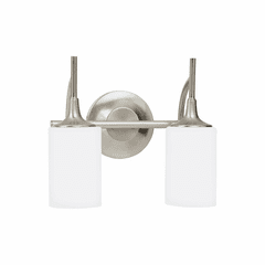 Sea Gull Stirling 2-LT Wall/Bath Light - Brushed Nickel - 44953EN3-962 Sea Gull Stirling 2-LT Wall/Bath Light - Brushed Nickel - 44953EN3-962