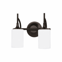 Sea Gull Stirling 2-LT Wall/Bath Light - Burnt Sienna - 44953EN3-710