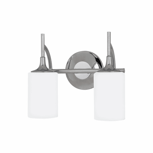 Sea Gull Stirling 2-LT Wall/Bath Light - Chrome - 44953EN3-05