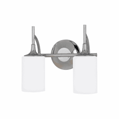 Sea Gull Stirling 2-LT Wall/Bath Light - Chrome - 44953EN3-05 Sea Gull Stirling 2-LT Wall/Bath Light - Chrome - 44953EN3-05
