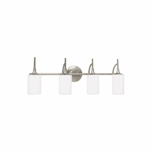 Sea Gull Stirling 4-LT Wall/Bath Light - Brushed Nickel - 44955EN3-962