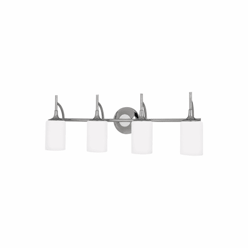 Sea Gull Stirling 4-LT Wall/Bath Light - Chrome - 44955EN3-05