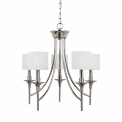 Sea Gull Stirling 5-LT Chandelier - Brushed Nickel - 31942-962 Sea Gull Stirling 5-LT Chandelier - Brushed Nickel - 31942-962