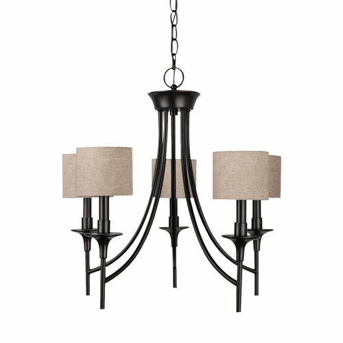 Sea Gull Stirling 5-LT Chandelier - Burnt Sienna - 31942EN-710