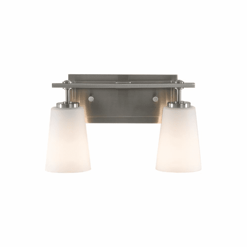 Sea Gull Sunset Drive 2-LT Wall/Bath Light - Brushed Steel - VS14902-BS