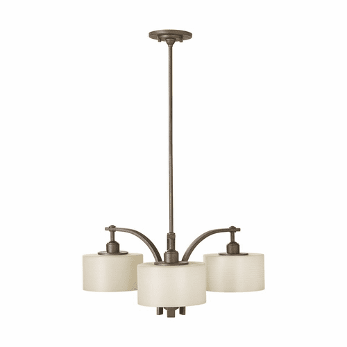 Sea Gull Sunset Drive 3-LT Kitchen Chandelier - Corinthian Bronze - F2403EN3/3CB