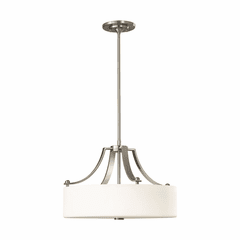 Sea Gull Sunset Drive 3-LT Pendant - Brushed Steel - F2404EN3/3BS