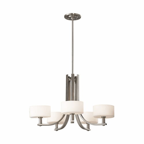 Sea Gull Sunset Drive 5-LT Chandelier - Brushed Steel - F2405/5BS