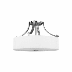 Sea Gull Sunset Drive Medium 3-LT Semi-Flush - Chrome - SF258EN3/CH