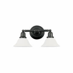 Sea Gull Sussex 2-LT Wall/Bath Light - Heirloom Bronze - 44061-782