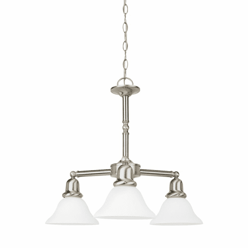 Sea Gull Sussex 3-LT Chandelier - Brushed Nickel - 31060-962