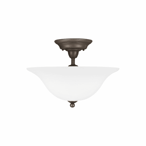Sea Gull Sussex 3-LT Semi-Flush Mount - Heirloom Bronze - 75061-782