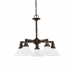 Sea Gull Sussex 5-LT Chandelier - Heirloom Bronze - 31061-782 Sea Gull Sussex 5-LT Chandelier - Heirloom Bronze - 31061-782